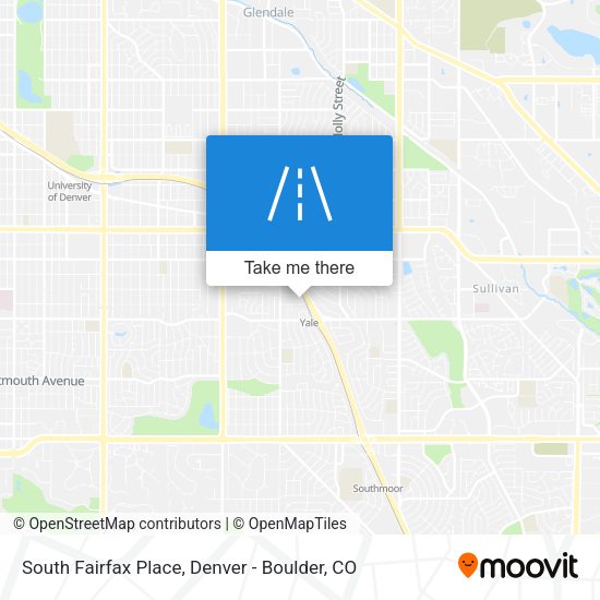 South Fairfax Place map