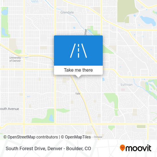 South Forest Drive map