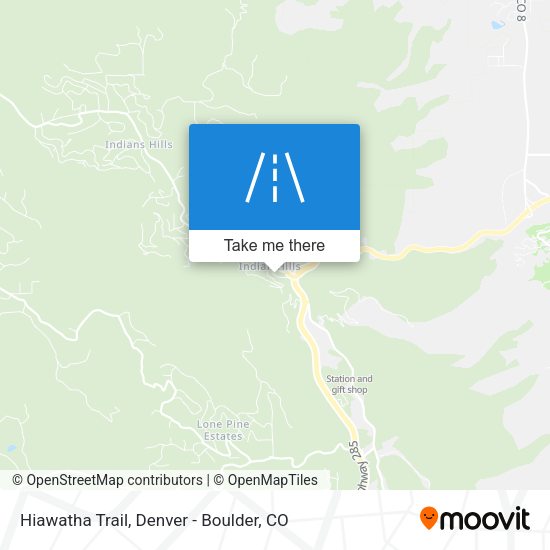 Mapa de Hiawatha Trail