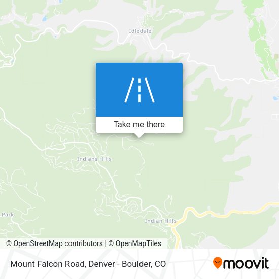 Mount Falcon Road map