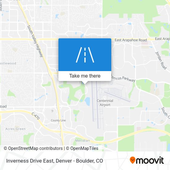 Inverness Drive East map