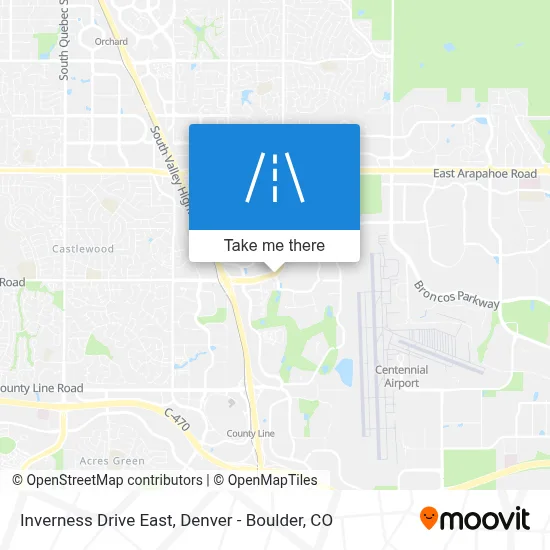 Inverness Drive East map