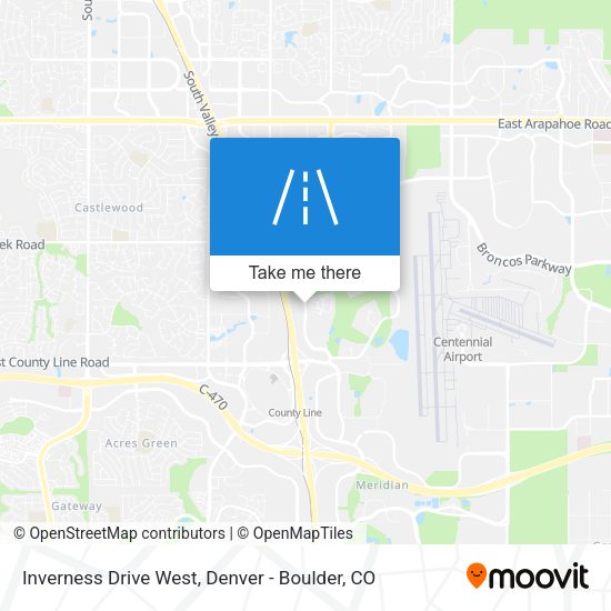 Inverness Drive West map