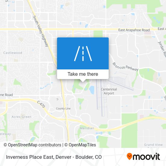 Mapa de Inverness Place East