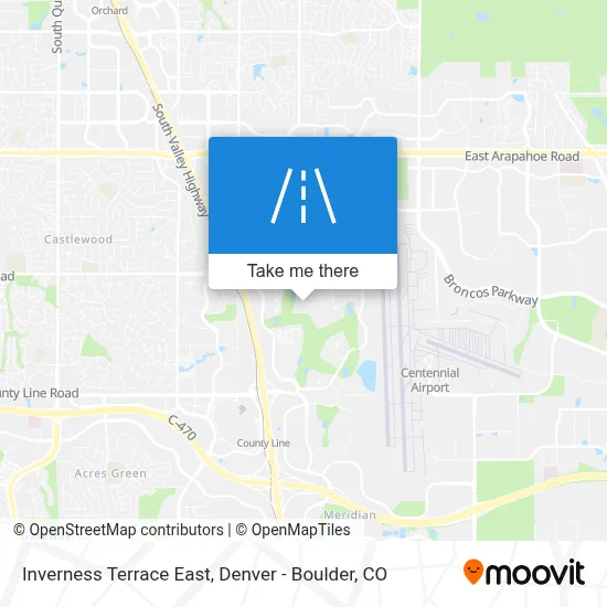 Inverness Terrace East map