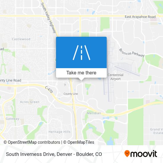 South Inverness Drive map