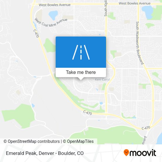 Emerald Peak map