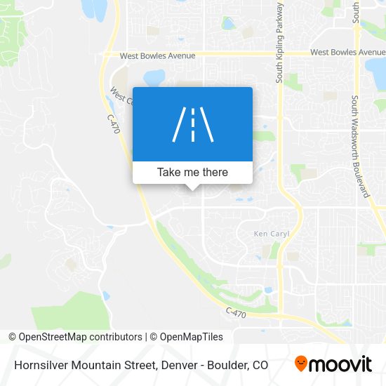 Mapa de Hornsilver Mountain Street
