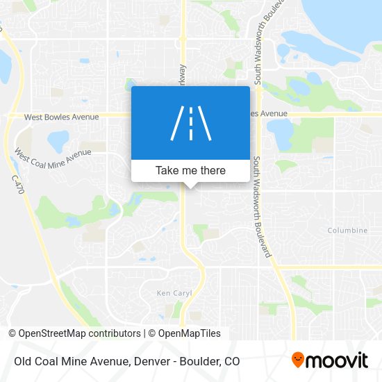 Old Coal Mine Avenue map
