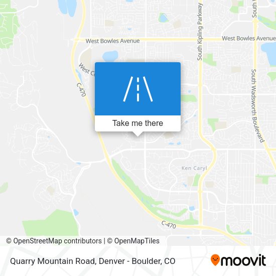 Quarry Mountain Road map