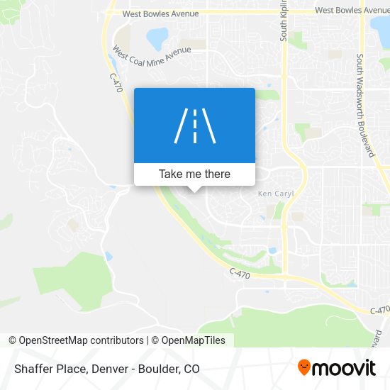 Mapa de Shaffer Place