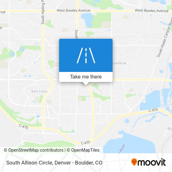 South Allison Circle map