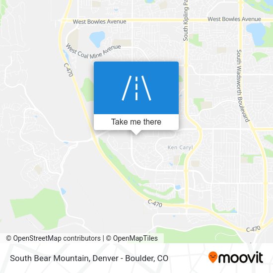 South Bear Mountain map