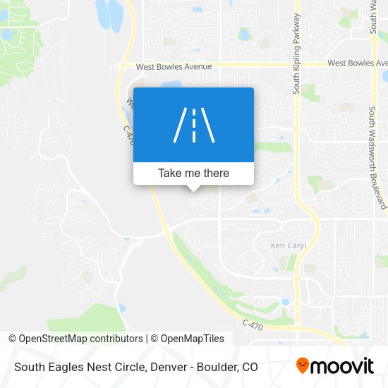 South Eagles Nest Circle map