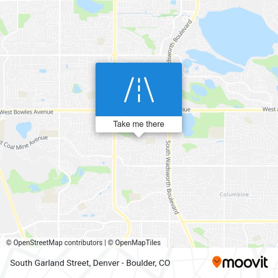 South Garland Street map