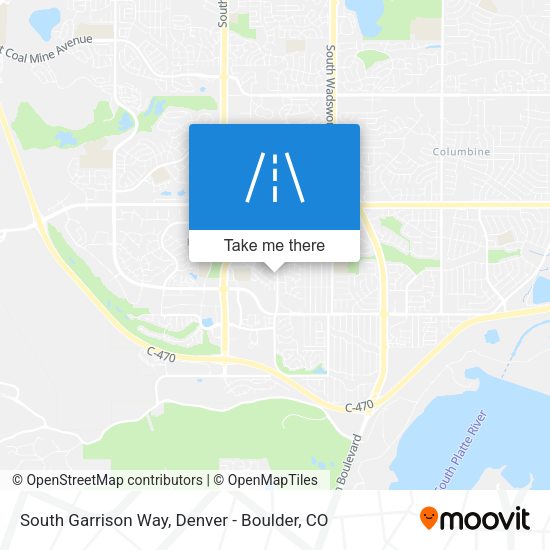 South Garrison Way map