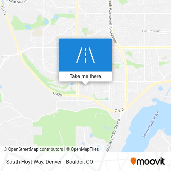 Mapa de South Hoyt Way