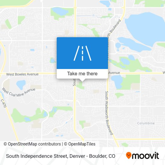 Mapa de South Independence Street