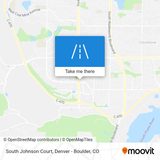 South Johnson Court map