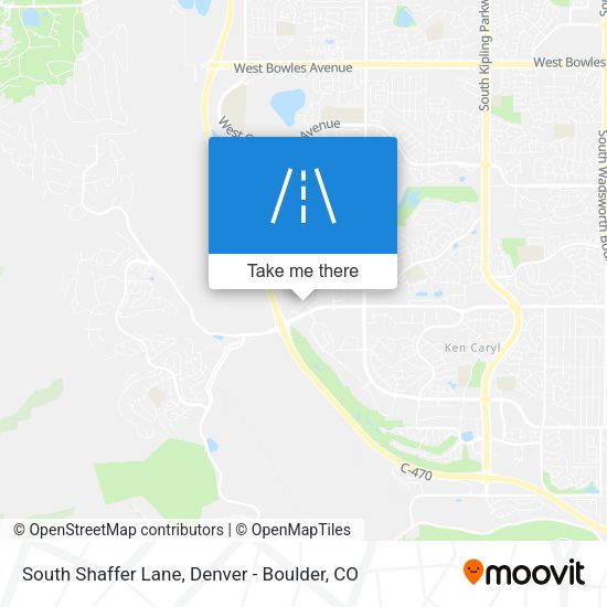 South Shaffer Lane map