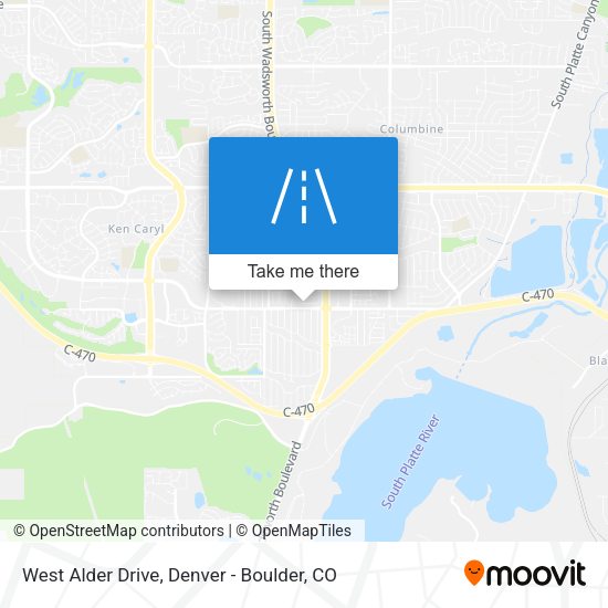 Mapa de West Alder Drive