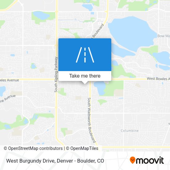 West Burgundy Drive map