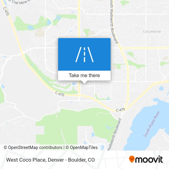 West Coco Place map