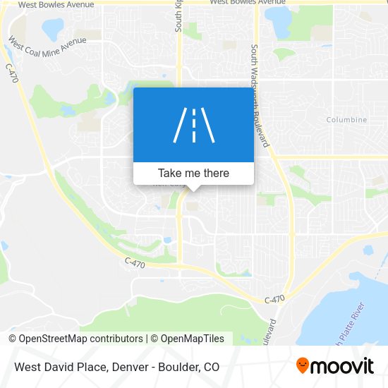 Mapa de West David Place