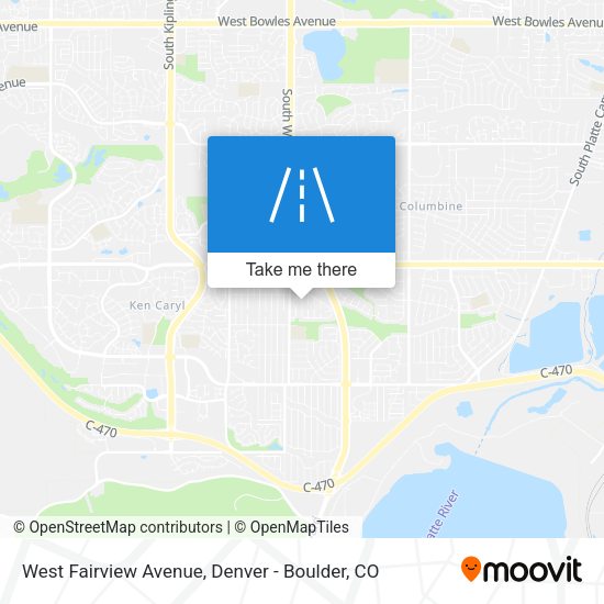 West Fairview Avenue map