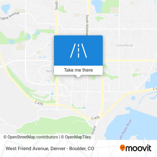 Mapa de West Friend Avenue
