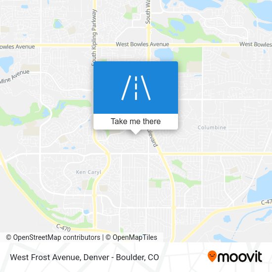 Mapa de West Frost Avenue