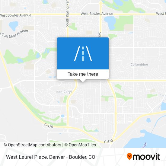 West Laurel Place map