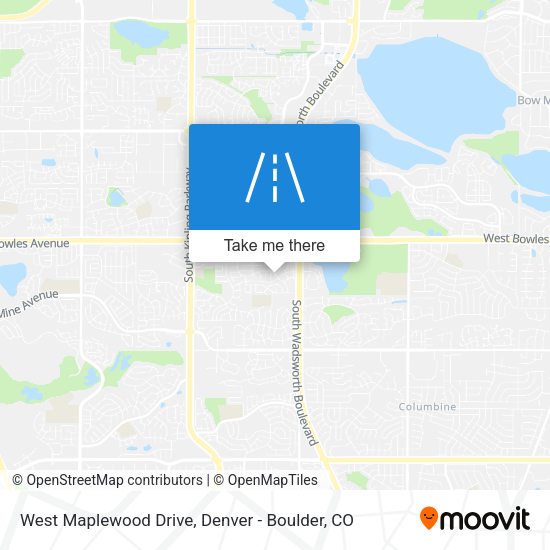 West Maplewood Drive map
