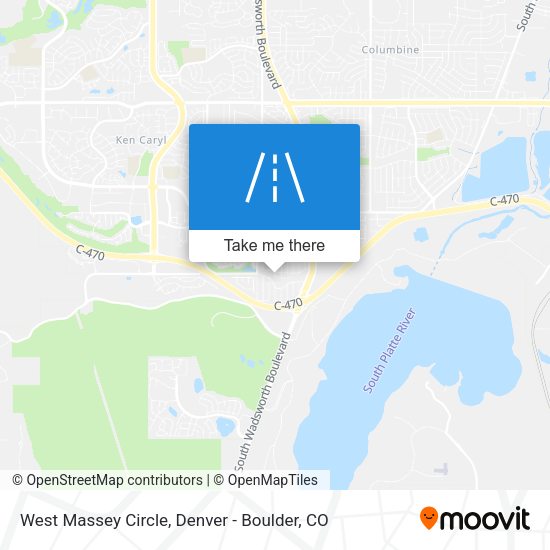 West Massey Circle map
