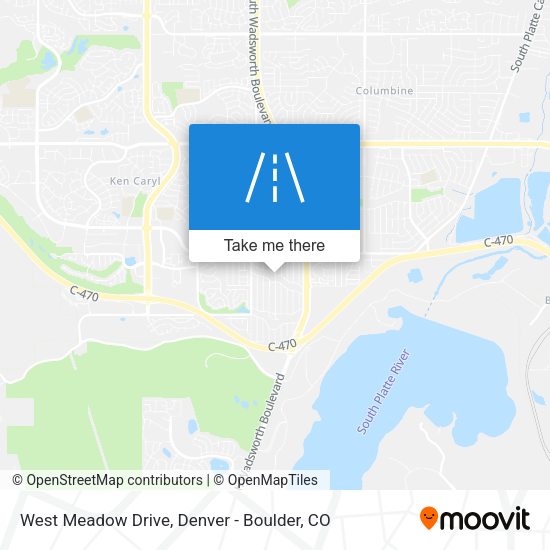 West Meadow Drive map