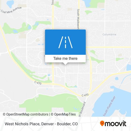 West Nichols Place map