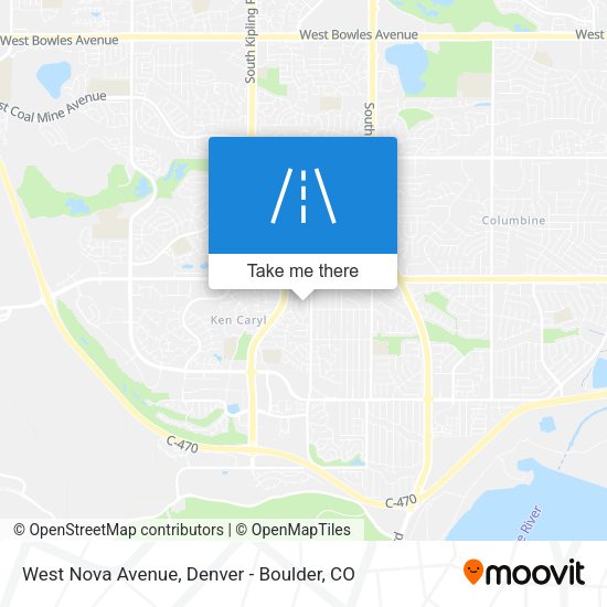 Mapa de West Nova Avenue