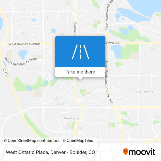 West Ontario Place map
