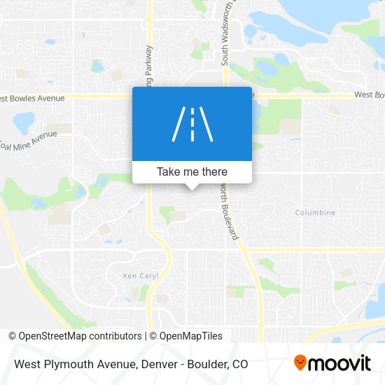Mapa de West Plymouth Avenue