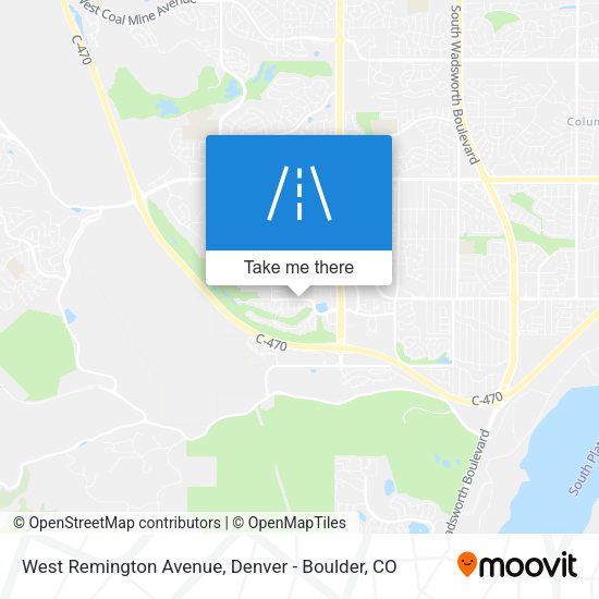 Mapa de West Remington Avenue