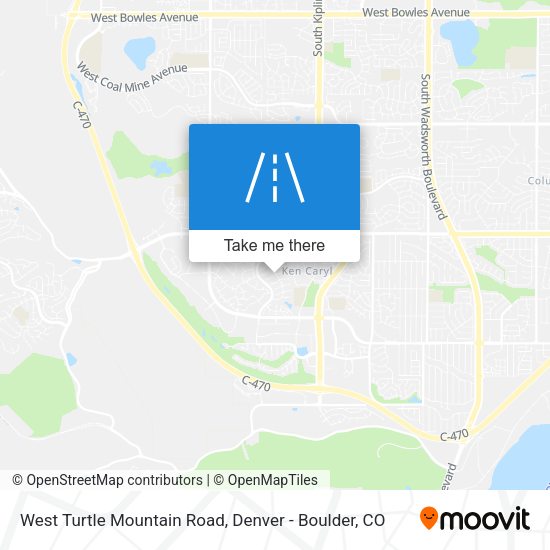 West Turtle Mountain Road map