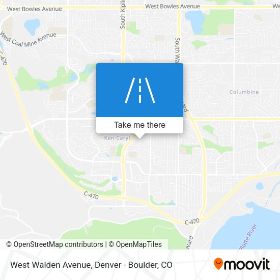 West Walden Avenue map