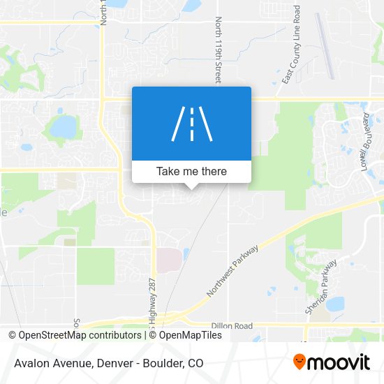 Avalon Avenue map