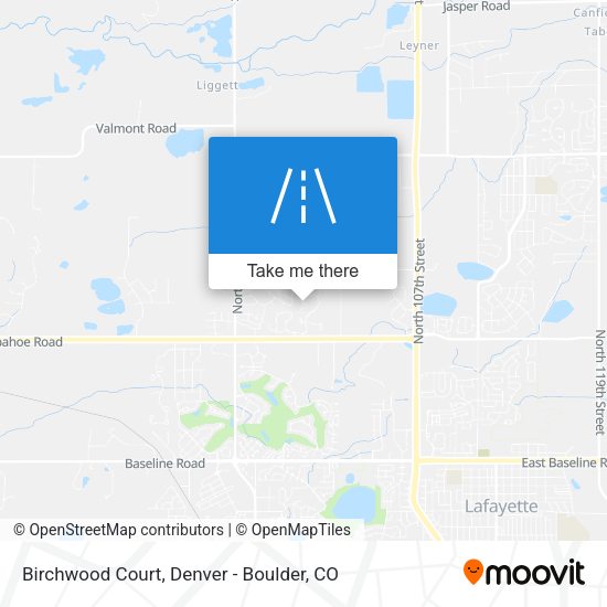 Mapa de Birchwood Court