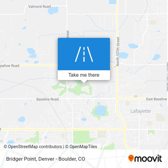 Bridger Point map
