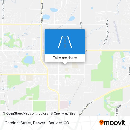 Cardinal Street map
