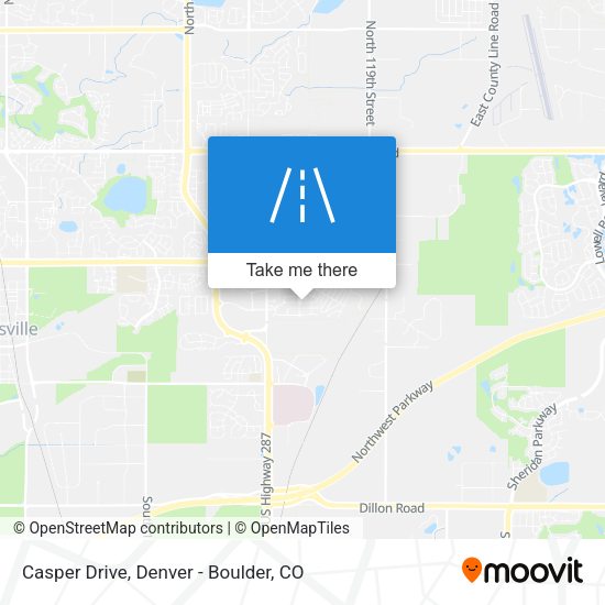 Mapa de Casper Drive