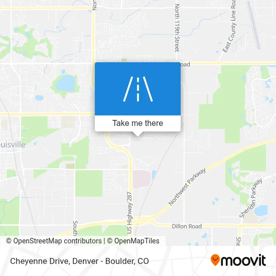 Cheyenne Drive map