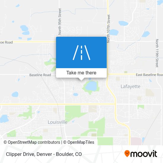 Clipper Drive map