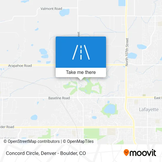 Concord Circle map